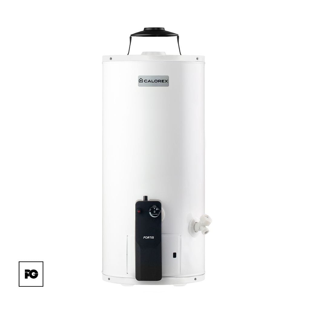 Boiler de depósito Fortis de gas LP para 1 servicio.