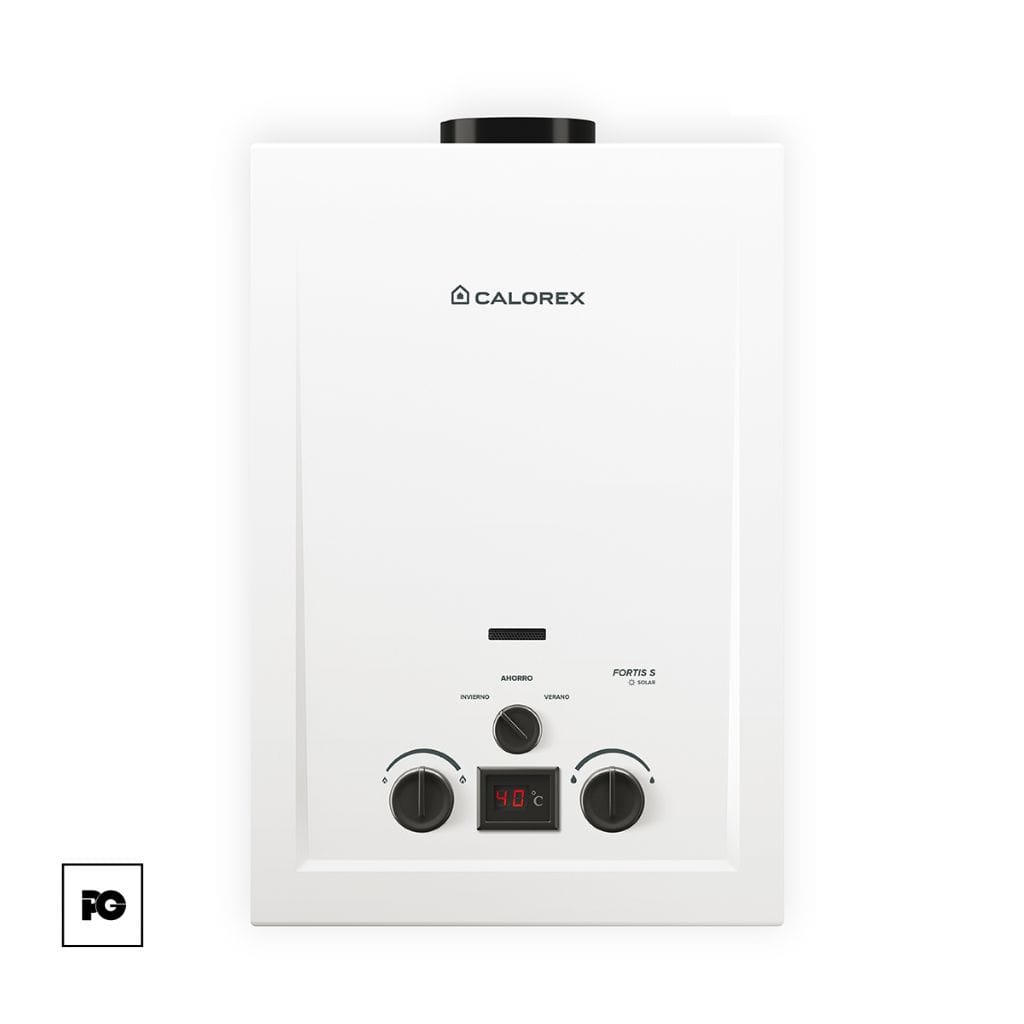 Boiler instantaneo Fortis de gas LP para 1 servicio.