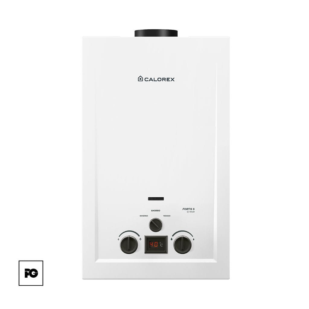 Boiler instantaneo Fortis de gas LP para 1.5 servicio.