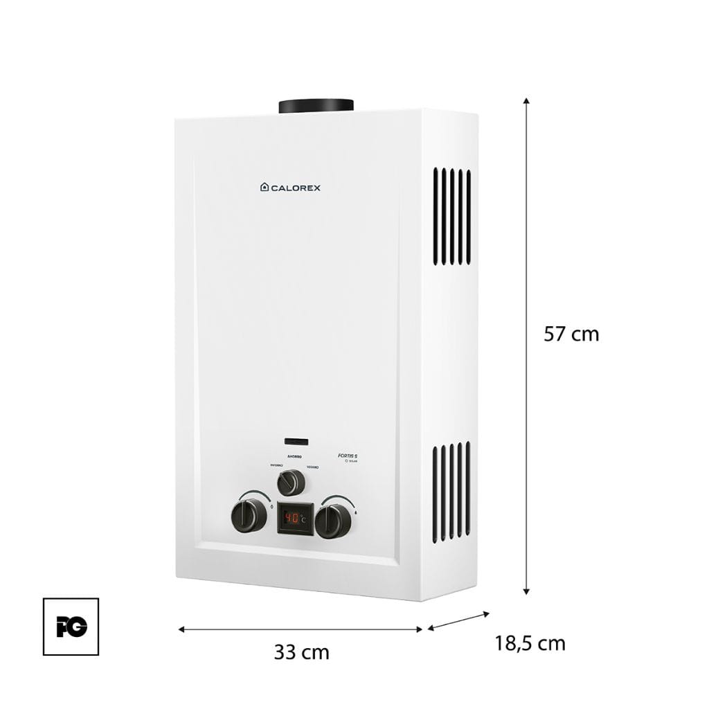 Boiler instantaneo Fortis de gas natural para 2 servicio. - Imagen 2