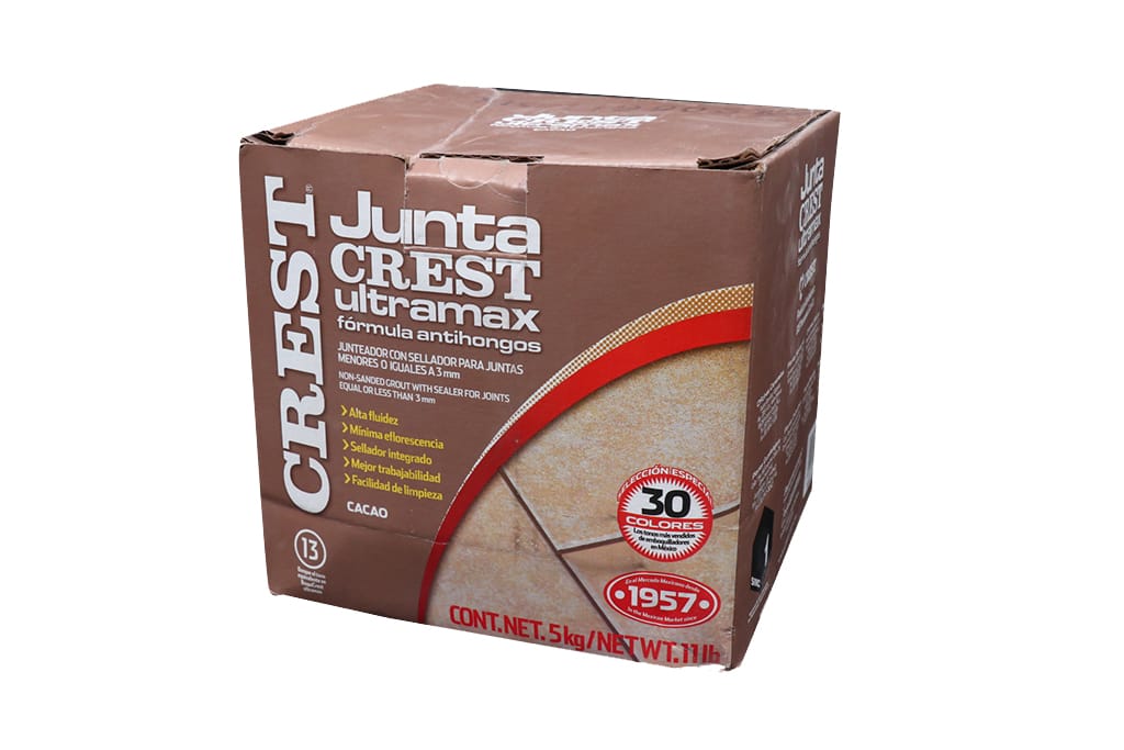 Adhesivo Juntacrest Ultramax Cacao 5 Kg