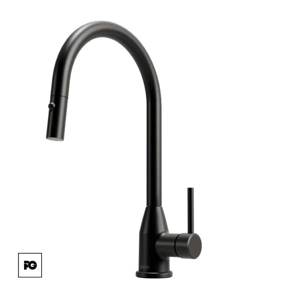 Monomando para fregadero Kampa Ébano.
