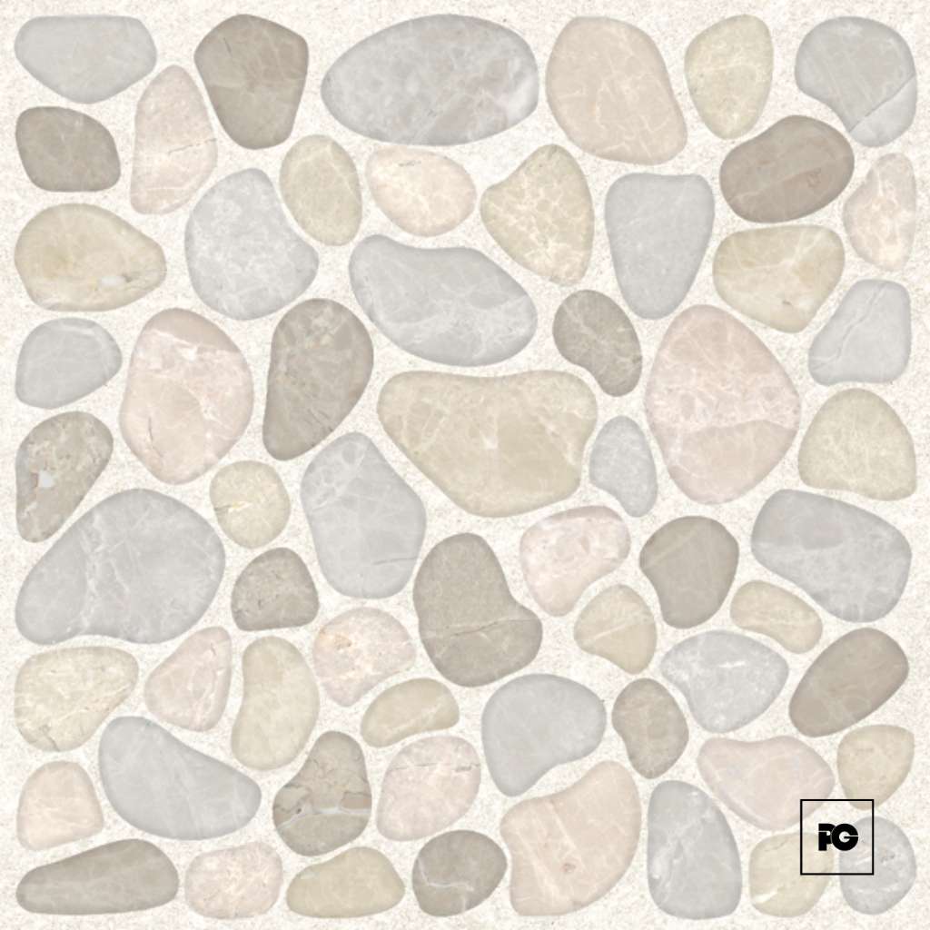 Piso cerámico color beige formato 20x20, modelo Boston.