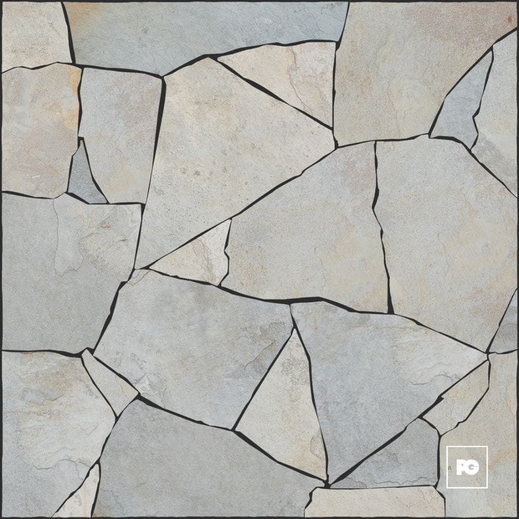 Piso cerámico color gris formato 44x44, modelo Amatlan.