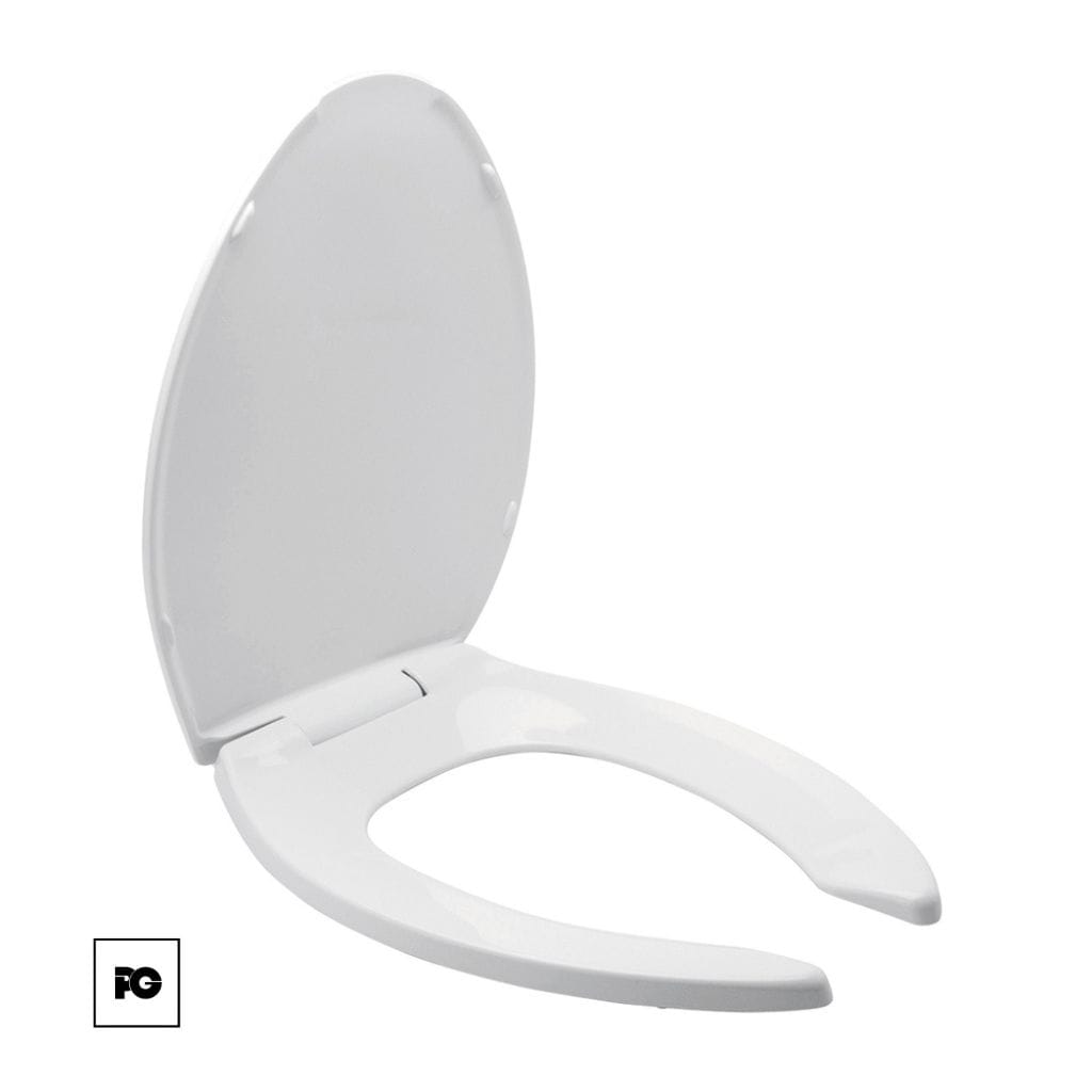 Asiento AT-1 y tapa de cierre lento para sanitario.