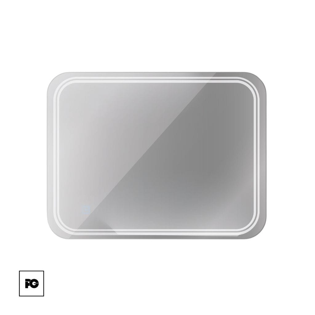 Espejo de luz LED para baño 80x60 modelo Catania.
