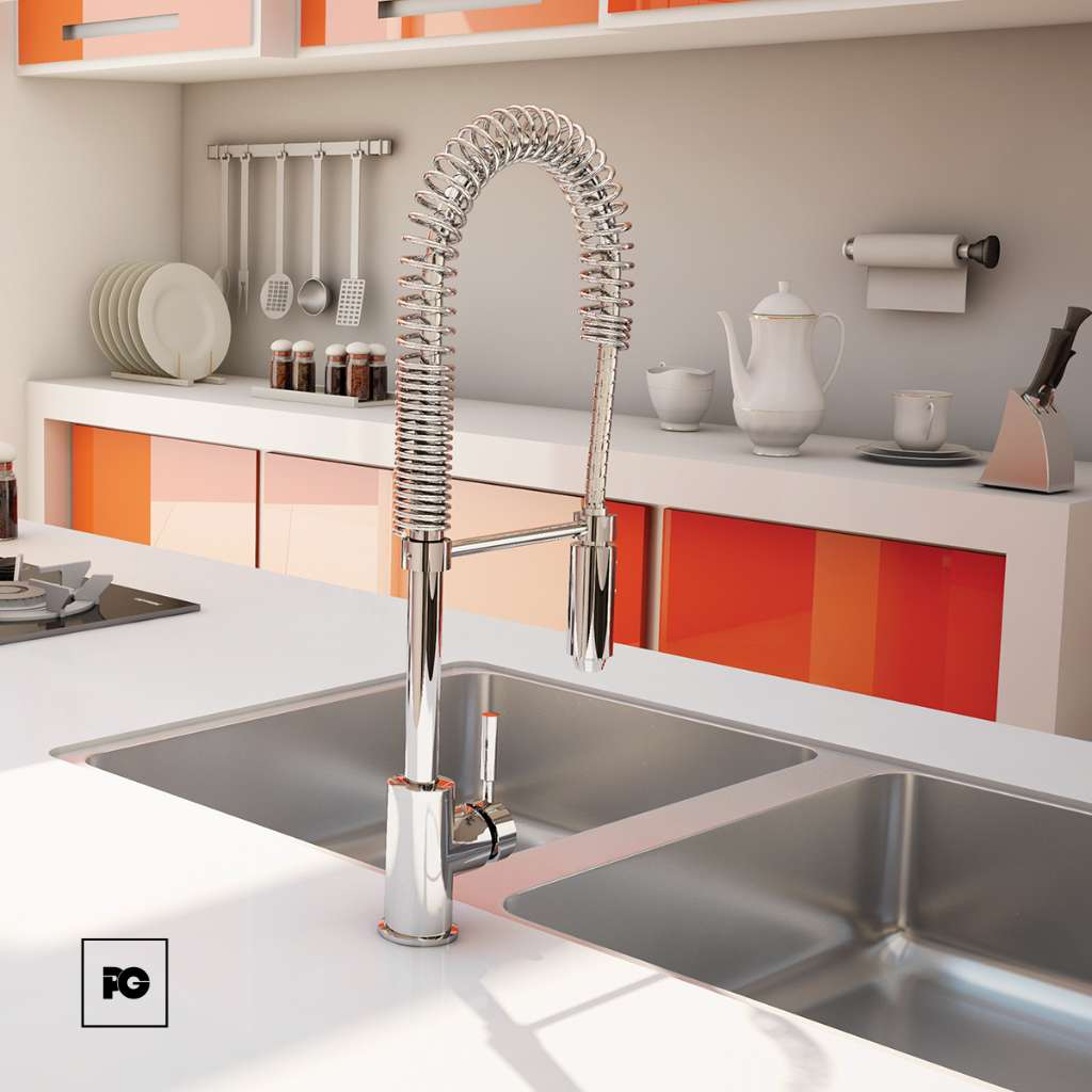 Llave monomando para cocina Gourmet. - Imagen 2