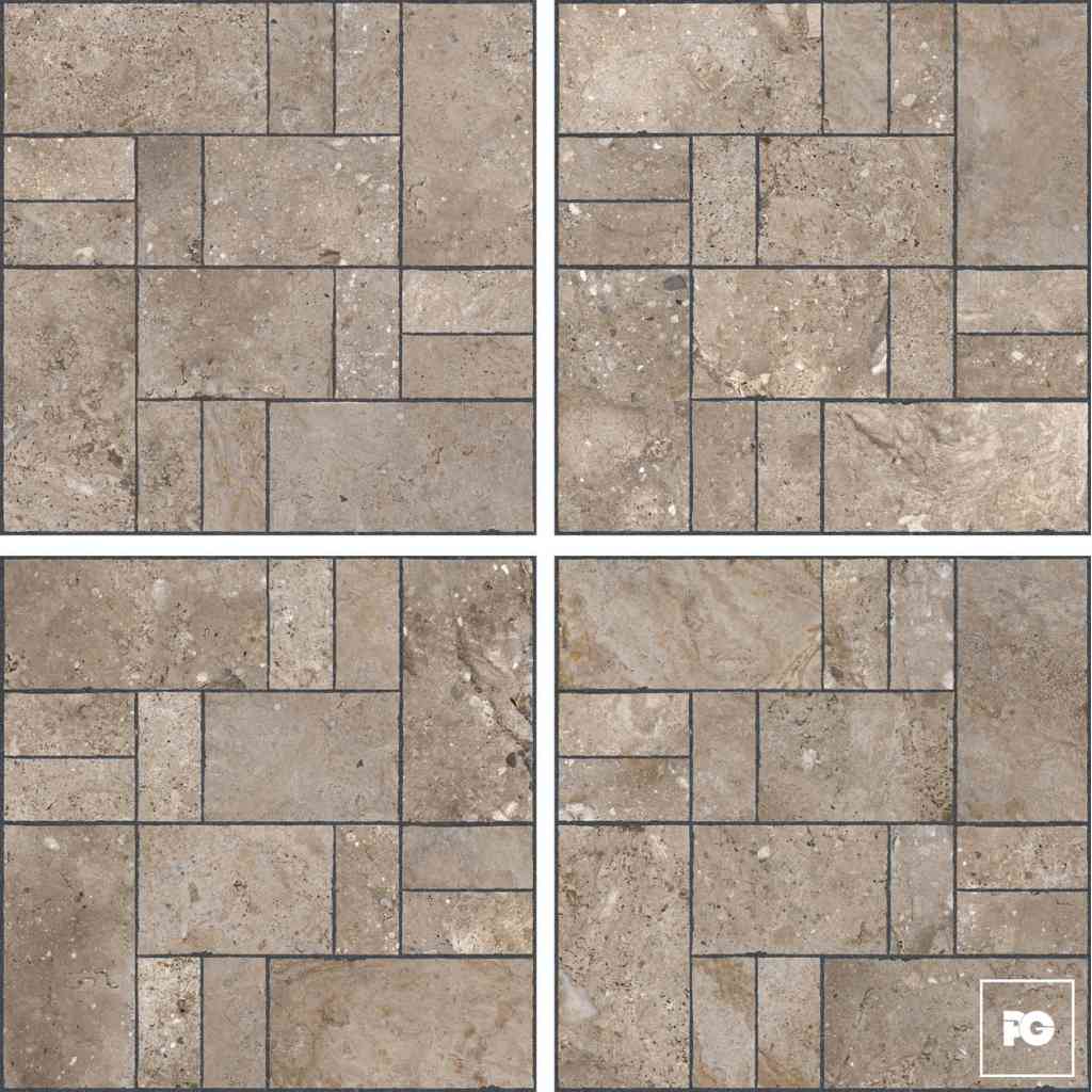 Piso cerámico color beige formato 44x44, modelo Dorset. - Imagen 3