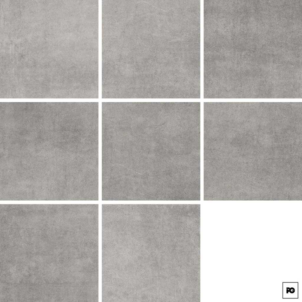 Piso cerámico color gris formato 60x60, modelo Slanne. - Imagen 2