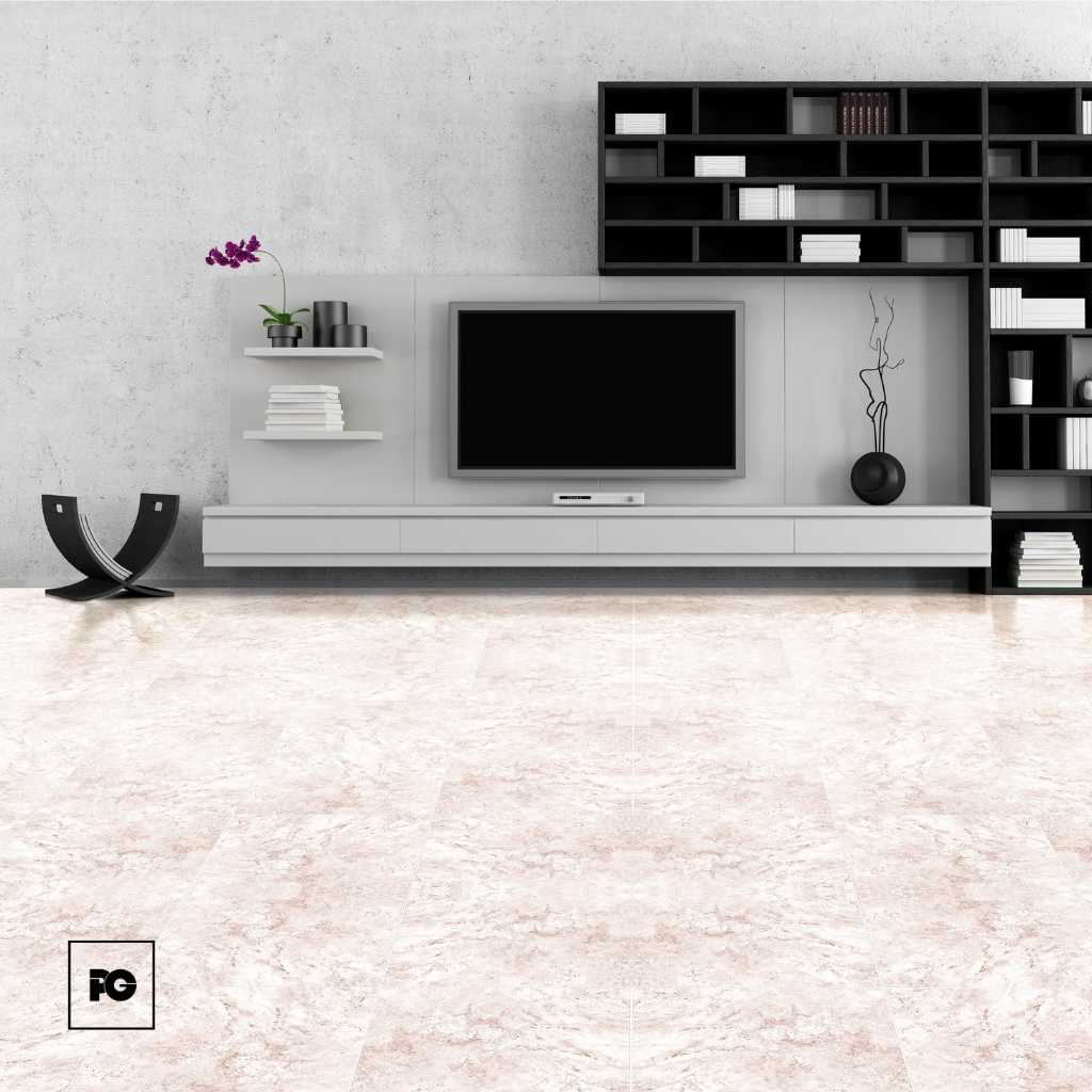 Piso cerámico color beige formato 37x37, modelo Calix. - Imagen 2