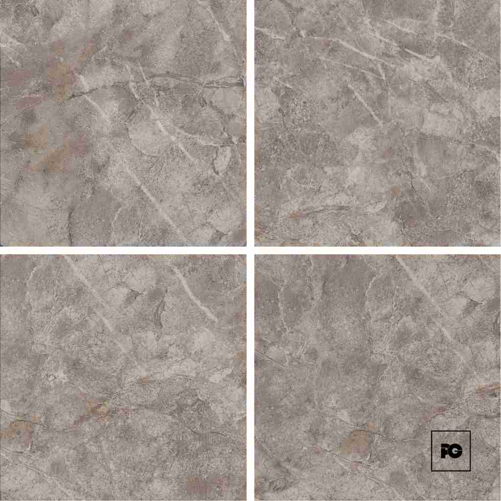 Piso cerámico color gris formato 37x37, modelo Marmary. - Imagen 2