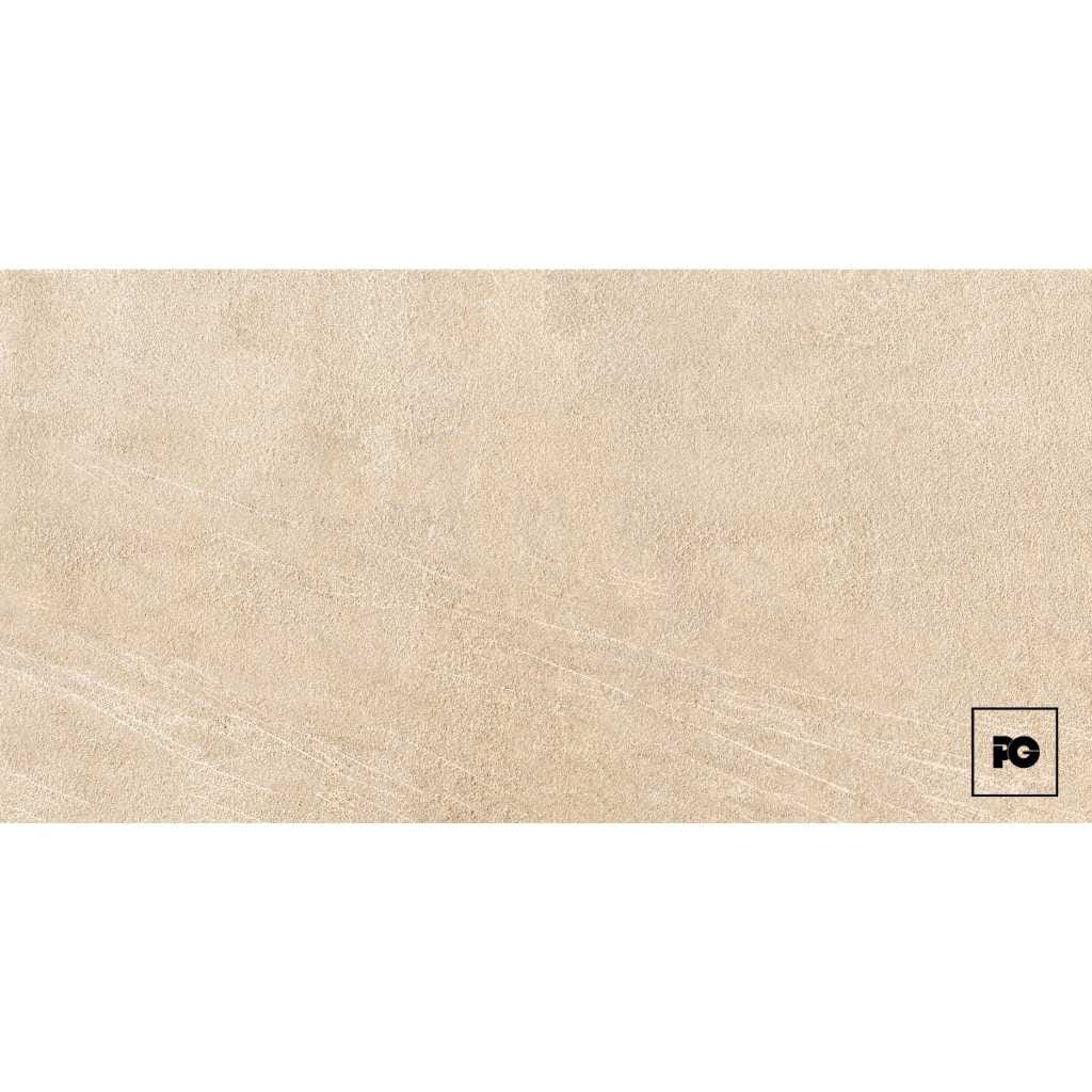 Piso cerámico rectificado color hueso formato 61x122, modelo Brasil.