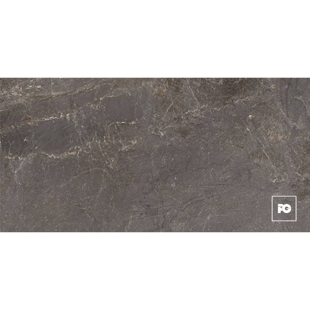 Piso porcelánico rectificado color gris formato 60x120, modelo Tempo.