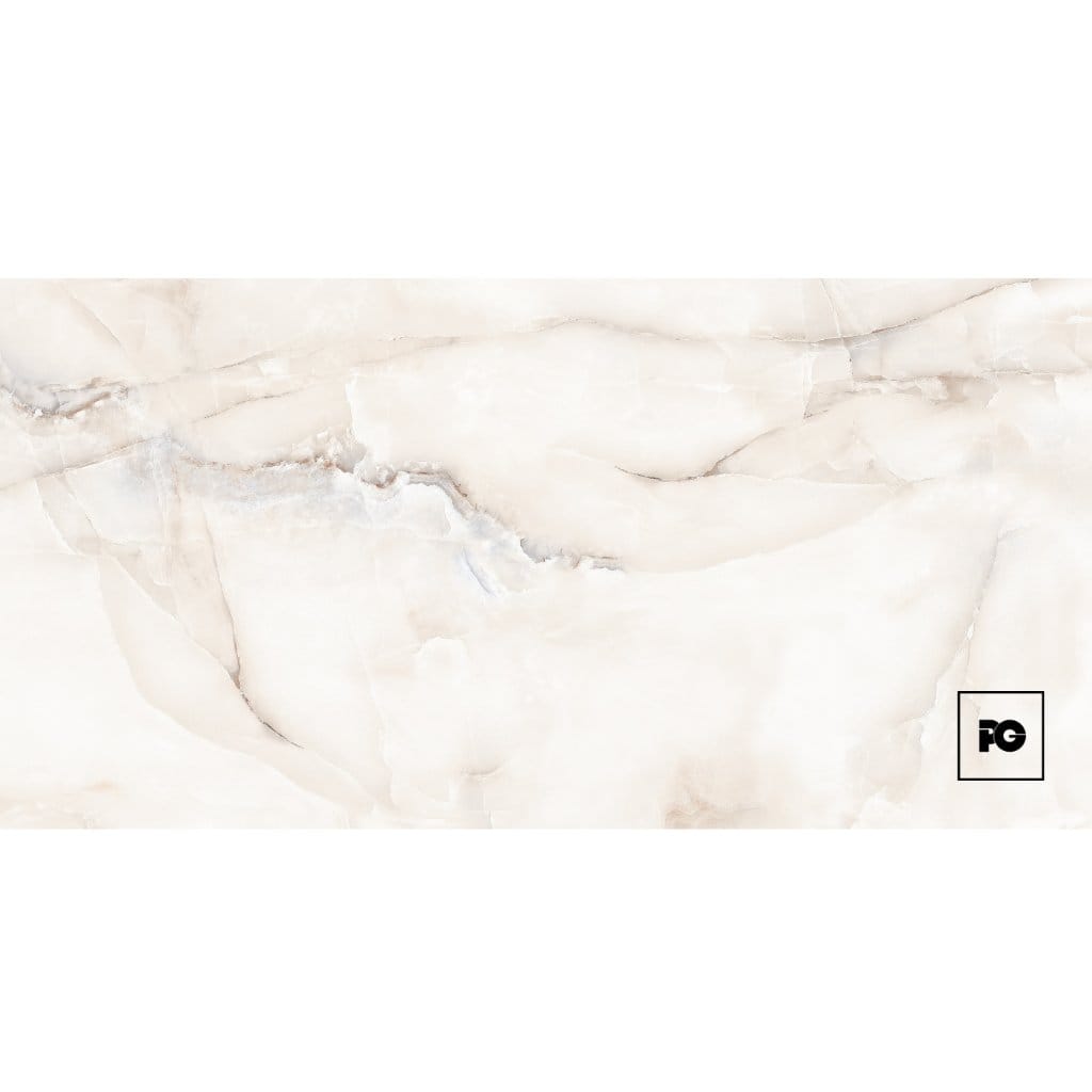 Modern bathroom with marble walls